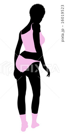 African American Lingerie Silhouette African American Lingerie Silhouette 16019523