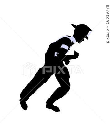 Male Firefighter Illustration Silhouette Male Firefighter Illustration Silhouette 16019778