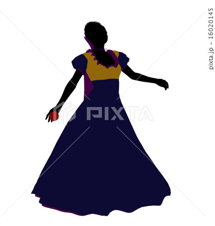 Snow White Silhouette Illustration Snow White Silhouette Illustration 16020145