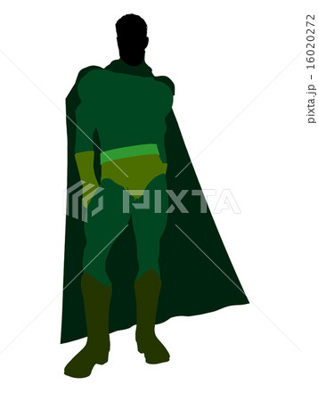 Male Super Hero Illustration Silhouette 16020272