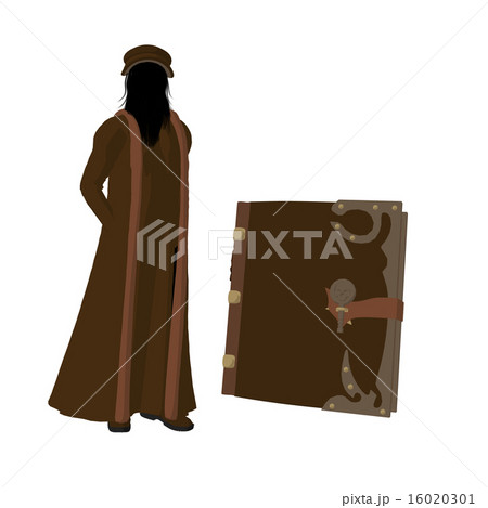 Leonardo Da Vinci Illustration Silhouette 16020301