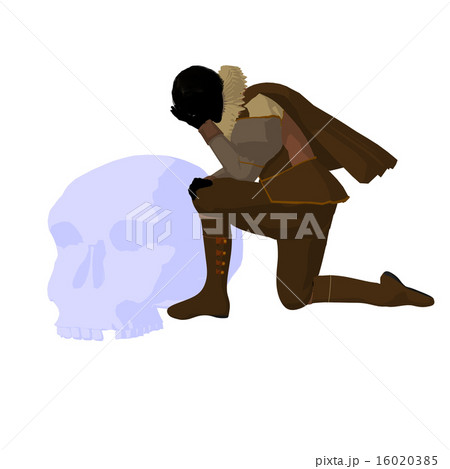 William Shakespeare Illustration Silhouette 16020385