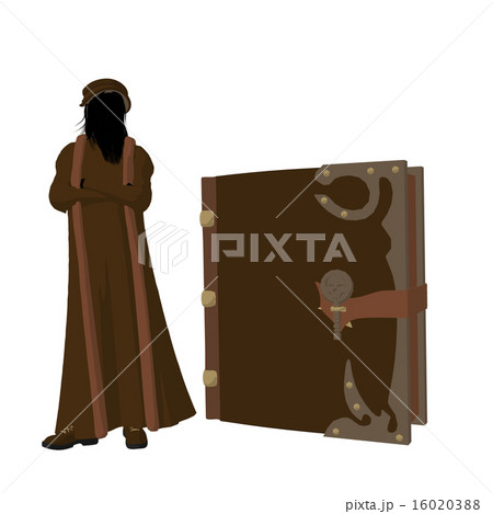 Leonardo Da Vinci Illustration Silhouette 16020388