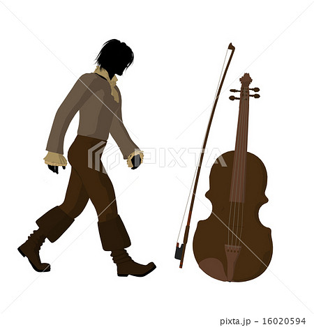 Ludwig Van Beethoven Illustration Silhouette 16020594