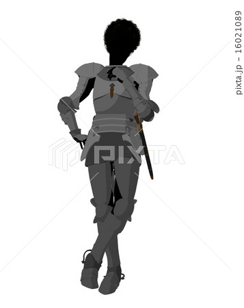 Joan of Arc Illustration Silhouette 16021089
