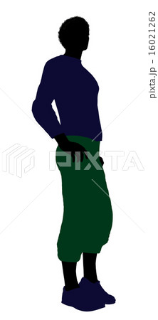 Casual Dress African American Illustration Silhouette Casual Dress African American Illustration Silhouette 16021262