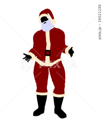 Santa Claus Silhouette Art Illustration 16021286
