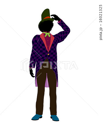 MadHatter Silhouette Illustration 16021325