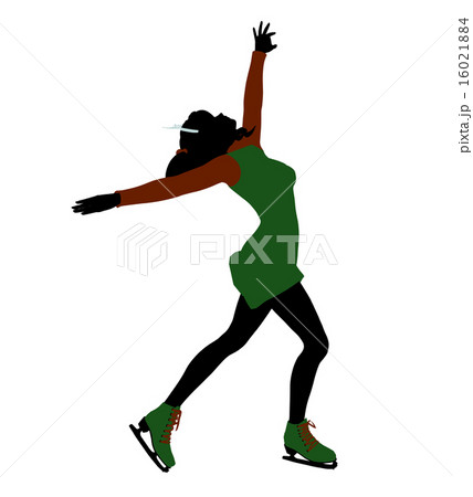 Christmas Elf Silhouette Illustration 16021884