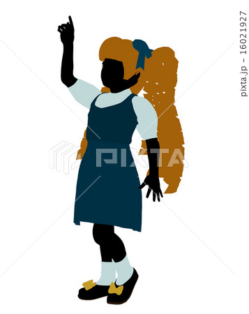 Goldielocks Silhouette Illustration 16021927