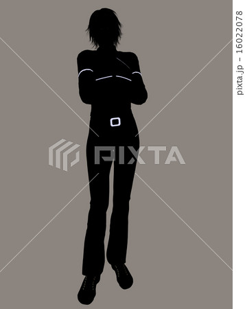 Casual Woman Illustration Silhouette 16022078