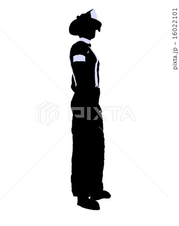 Male Firefighter Illustration Silhouette Male Firefighter Illustration Silhouette 16022101