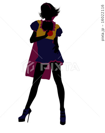 Snow White Silhouette Illustration 16022116