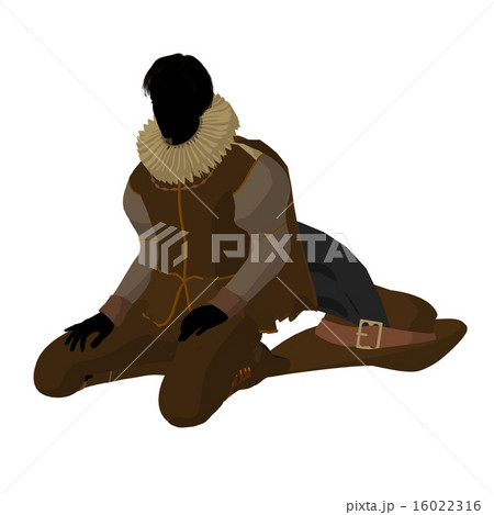 William Shakespeare Illustration Silhouette 16022316
