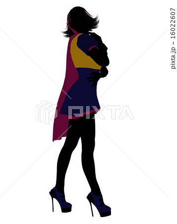 Snow White Silhouette Illustration 16022607