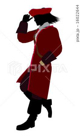 Captain Hook Silhouette Illustration 16022644