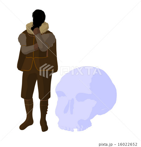 William Shakespeare Illustration Silhouette 16022652