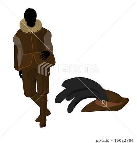William Shakespeare Illustration Silhouette 16022784
