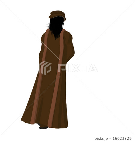 Leonardo Da Vinci Illustration Silhouette 16023329