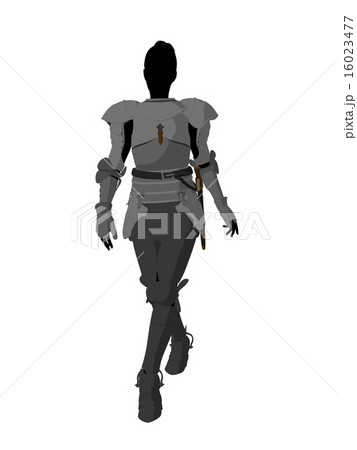 Joan of Arc Illustration Silhouette 16023477