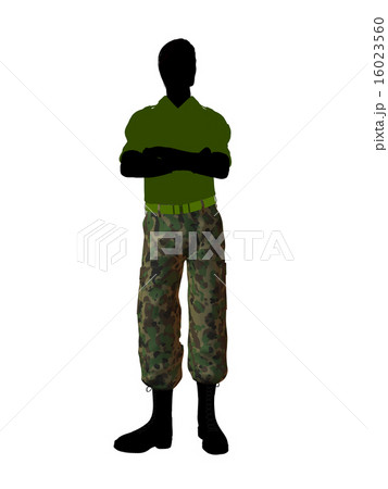 Male Soldier Illustration Silhouette Male Soldier Illustration Silhouette 16023560
