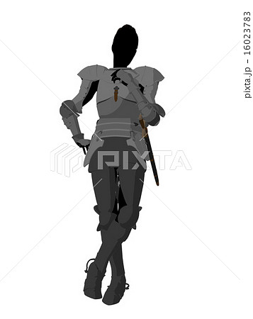 Joan of Arc Illustration Silhouette 16023783