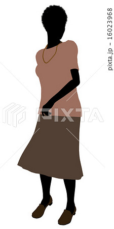 Grandmother Illustration Silhouette Grandmother Illustration Silhouette 16023968