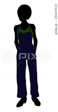 African American Casual Woman Illustration Silhouette African American Casual Woman Illustration Silhouette 16024433