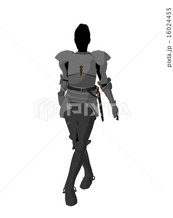 Joan of Arc Illustration Silhouette 16024455