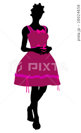 African American Teenager Illustration Silhouette 16024656