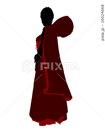 Little Red Riding Hood Silhouette Illustration 16024668