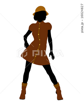 Casual Woman Illustration Silhouette 16024827