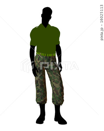 Male Soldier Illustration Silhouette Male Soldier Illustration Silhouette 16025113