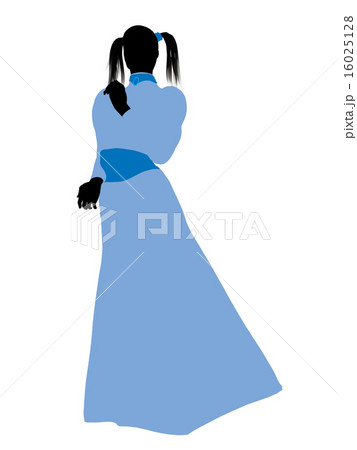 Wendy of Peter Pan Silhouette Illustration 16025128
