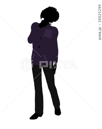 Casual Woman Illustration Silhouette 16025294