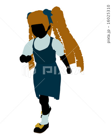 Goldielocks Silhouette Illustration 16025310