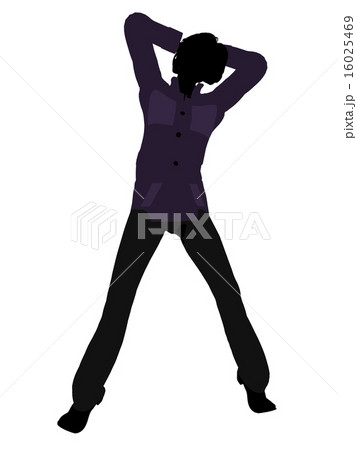 Casual Woman Illustration Silhouette Casual Woman Illustration Silhouette 16025469