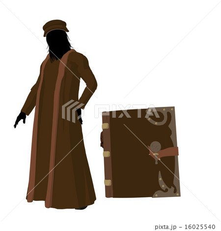 Leonardo Da Vinci Illustration Silhouette 16025540