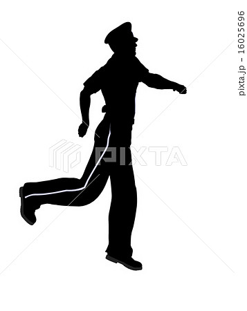 Male Police Officer Illustration Silhouette Male Police Officer Illustration Silhouette 16025696
