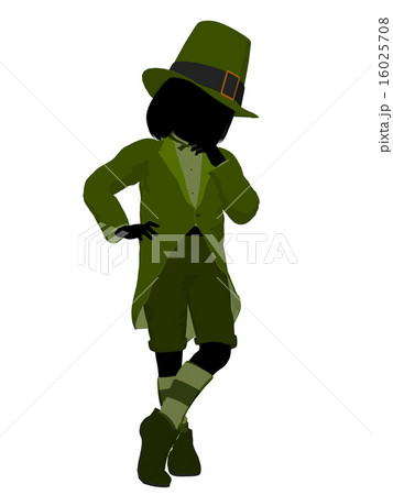 Leprechaun Gril Illustration Silhouette Leprechaun Gril Illustration Silhouette 16025708