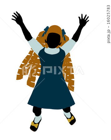 Goldielocks Silhouette Illustration 16025783
