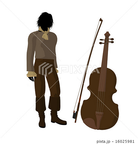 Ludwig Van Beethoven Illustration Silhouette 16025981