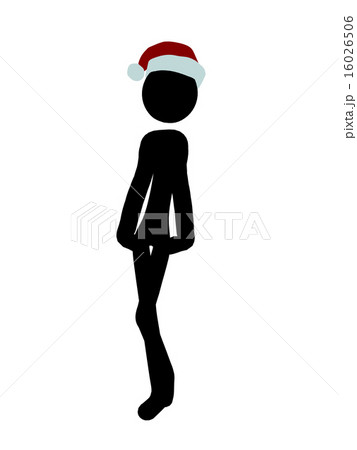 Christmas Stickman Illustration Silhouette 16026506