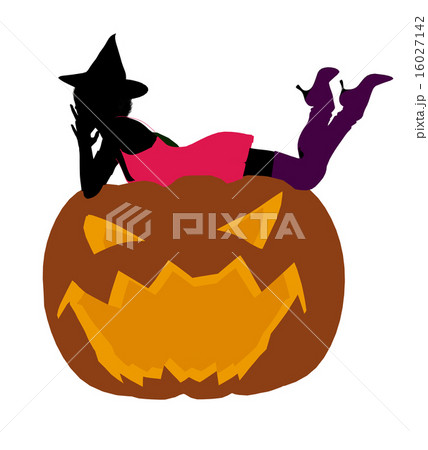 Sexy African Ameican Halloween Witch Art Illustration Silhouette Sexy African Ameican Halloween Witch Art Illustration Silhouette 16027142