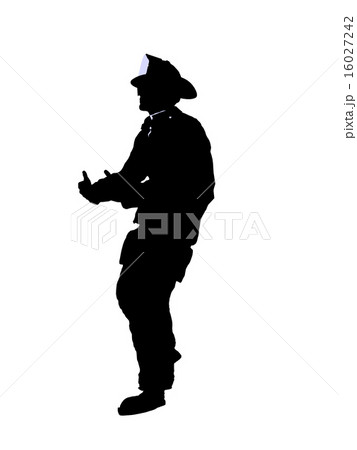 Male Firefighter Illustration Silhouette 16027242