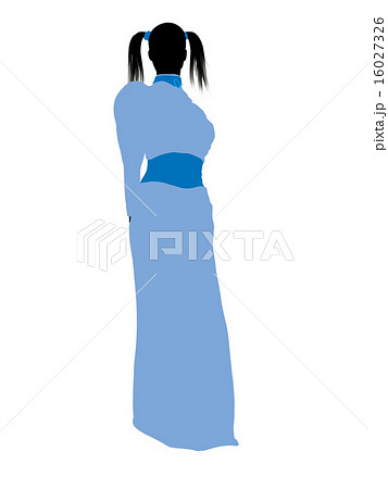 Wendy of Peter Pan Silhouette Illustration 16027326