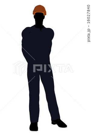 Male Construction Worker Illustration Silhouette 16027840