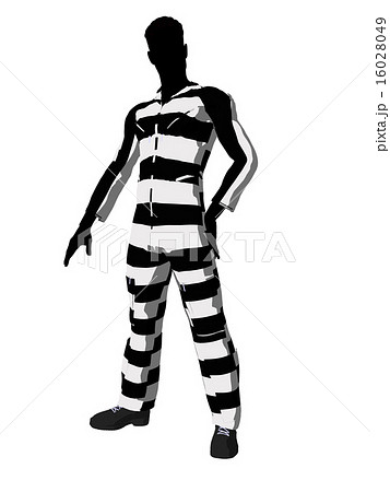 Male Criminal Silhouette Illustration Male Criminal Silhouette Illustration 16028049