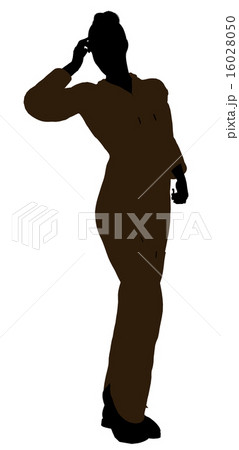 Female Mechanic Silhouette Female Mechanic Silhouette 16028050