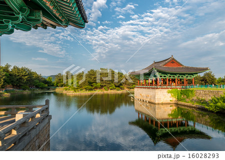 Anapji Pond at Sunset 16028293